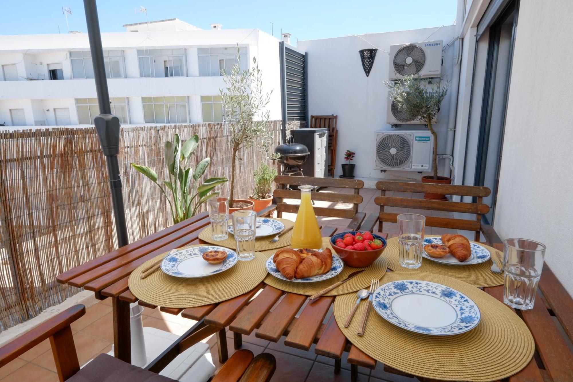 Spacious Terrace, Swimming Pool, Private Parking Olhão Buitenkant foto